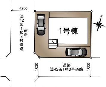 つくばみらい市伊奈東　第11の区画図|区画図です♪