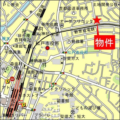 【地図】 | シエルルージュ松戸