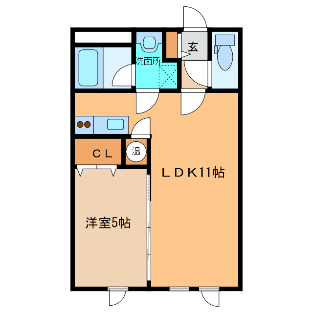 リリス418の間取り