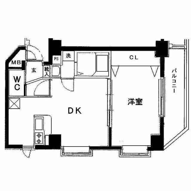 ロイヤルガーデン哲学堂の間取り|間取りです。