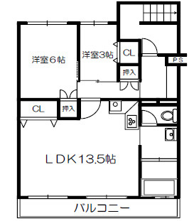 【間取り】 | ☆枚方ハイツ2号棟