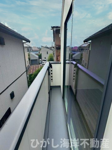 藤沢市本鵠沼５丁目　新築戸建　全２棟のバルコニー|バルコニー