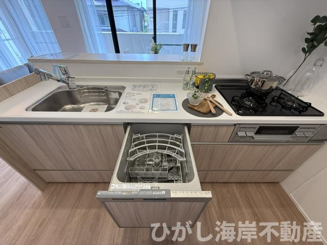 ライオンズプラザ茅ケ崎駅前のキッチン|新規リフォーム完了！　食洗器付きシステムキッチン