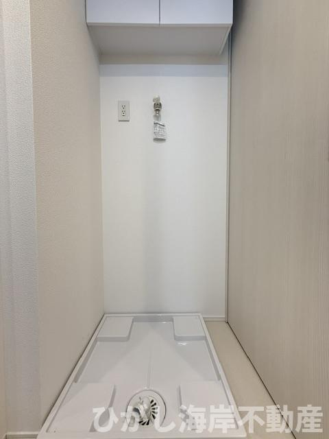 ライオンズプラザ茅ケ崎駅前のランドリースペース|新規リフォーム完了！　洗濯機置場