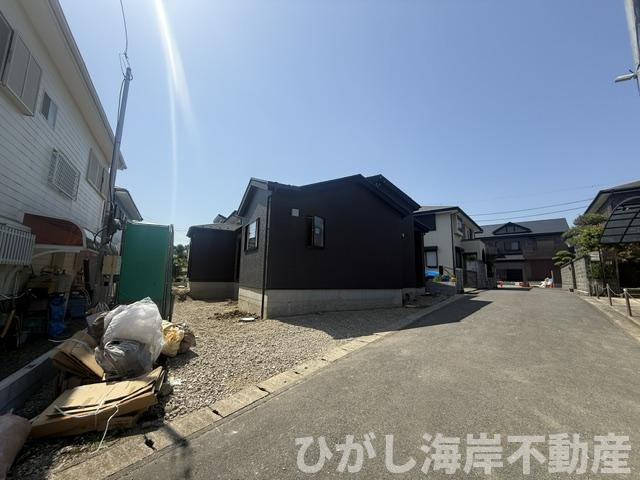 大磯町国府本郷　新築戸建の外観|5月18日撮影　建築中　現地外観