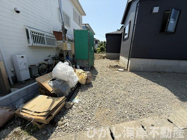大磯町国府本郷　新築戸建の庭|5月18日撮影　建築中　現地外観