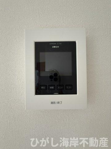 平塚市夕陽ケ丘　新築戸建　全２棟のセキュリティ|TVモニター付きインターフォン