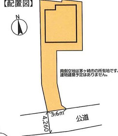 茅ヶ崎市赤羽根　中古戸建の区画図