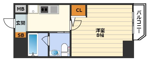 セレニテ梅田北の間取り