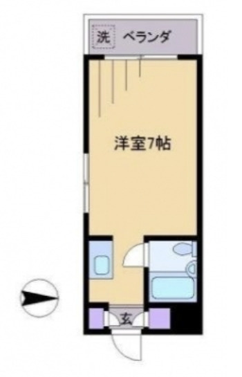 ユースフル笹塚No.2の間取り