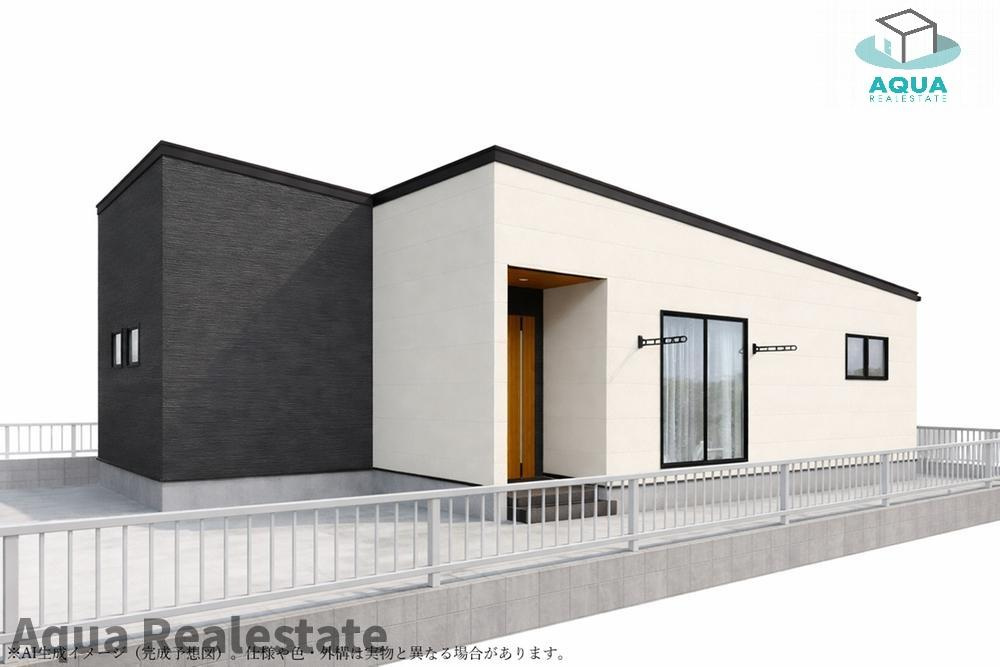 高松市国分寺町福家の新築一戸建の外観パース|外観パースです