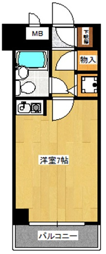 朝日プラザ博多IIの間取り