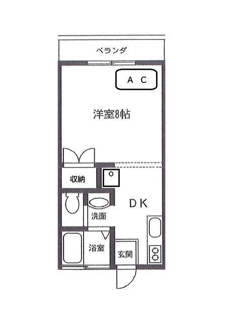セントヒルズ五香Ａの間取り