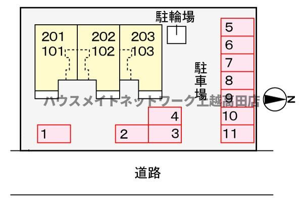 トゥモローの区画図|配置図