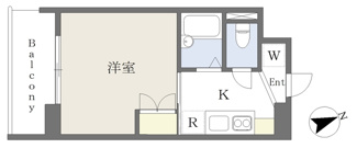 南向き・6階のお部屋です☆
