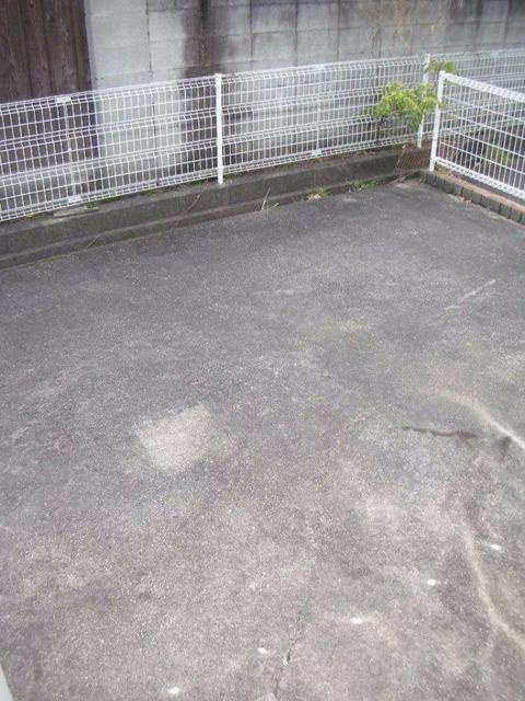 グリーンウッドＢのバルコニー|庭