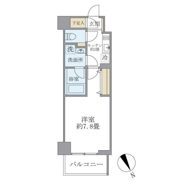 ＫＤＸレジデンス浅草の間取り