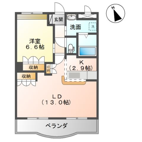 サイネリア－ＫⅠの間取り