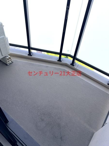 弁天町プライマリーワンのバルコニー