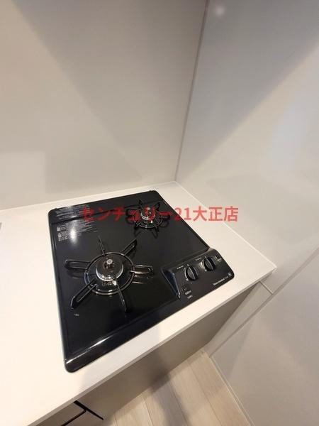Louis Residence 弁天町のキッチン|★人気の２口ガスコンロ★