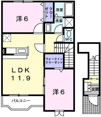 【間取り】 | シリアス２１Ｂ棟