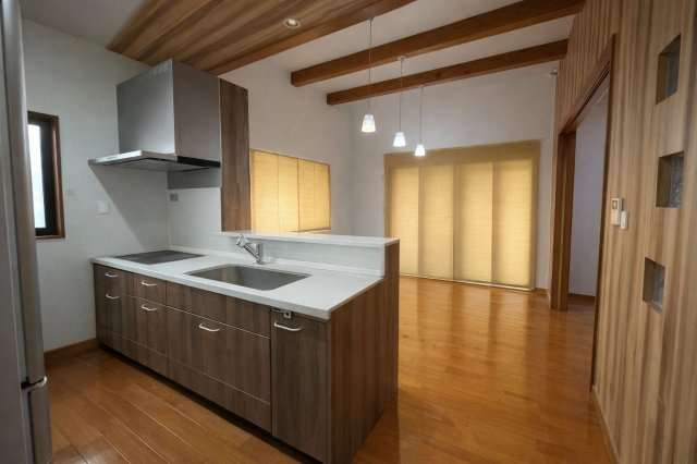 小郡市美鈴が丘4丁目　中古戸建のキッチン|キッチンです