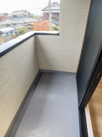 メゾンド瀬高　Ａのバルコニー