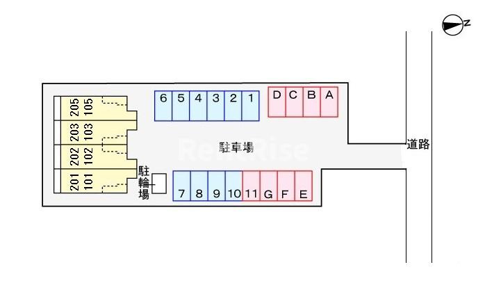 グランツの駐車場|駐車場