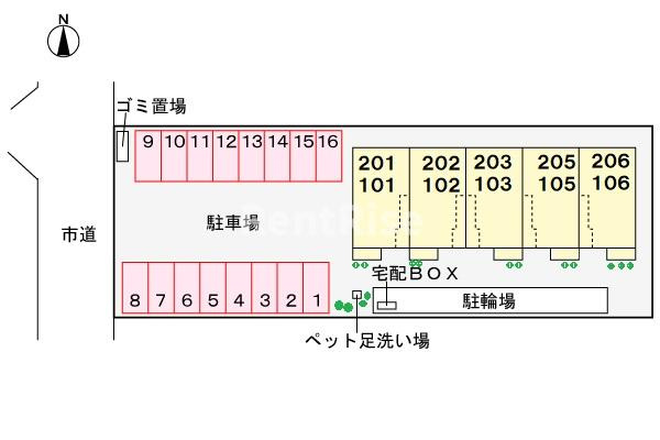 ペッパーミルの駐車場|駐車場