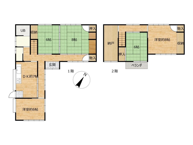 【間取り】 | 高知市高須２丁目