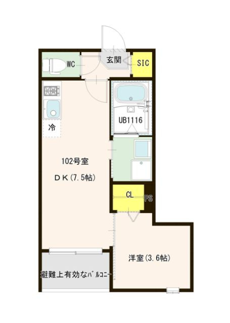 ブランシェ志茂の間取り