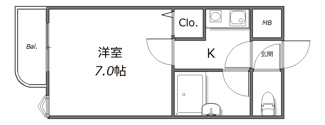 【間取り】 | ハーミテージ安朱