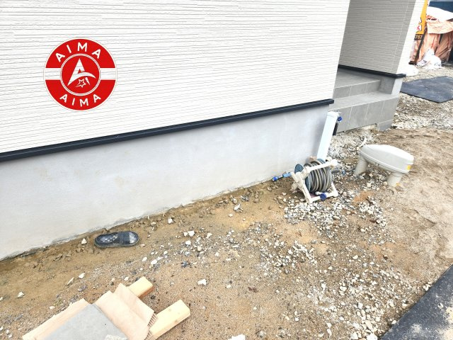 春日市一の谷1丁目第1-3棟（2号棟）の外観|お庭で自由な時間を過ごせます。
