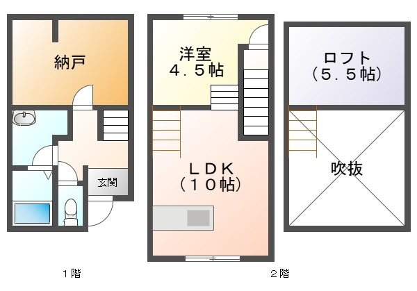 ＡＫＵＲＡ平井の間取り