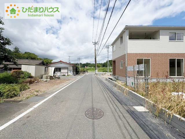 常陸太田市増井町第1　新築戸建　3号棟の前面道路含む現地写真|これからが楽しみな区画整理地内(#^^#)
