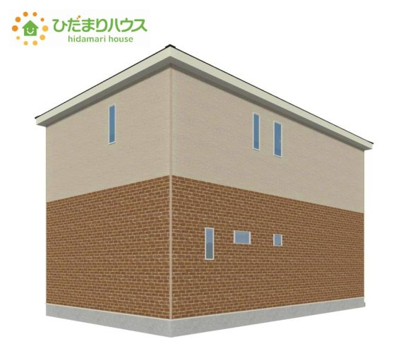 常陸太田市増井町第1　新築戸建　3号棟の外観パース|是非一度、ご家族そろってご内覧ください♪