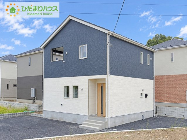 常陸太田市増井町第1　新築戸建　4号棟の外観|スタイリッシュな外観です(^^)/