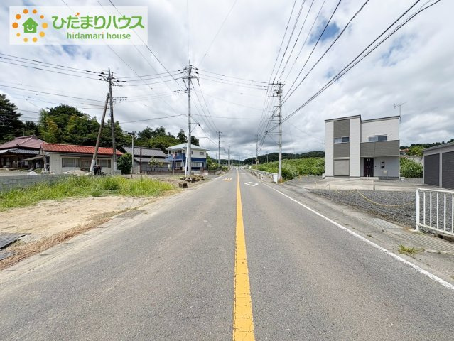 常陸太田市増井町第1　新築戸建　4号棟の前面道路含む現地写真|閑静な住宅地で叶える穏やかな新生活☆彡