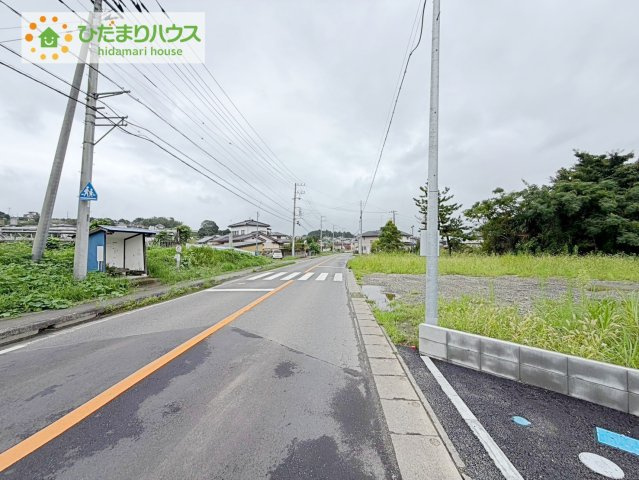 常陸太田市増井町第1　新築戸建　4号棟の前面道路含む現地写真|閑静な住宅地で叶える穏やかな新生活☆彡