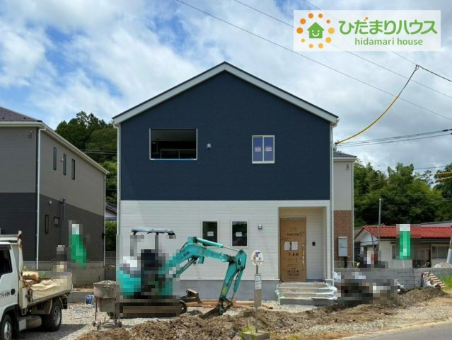 常陸太田市増井町第1　新築戸建　4号棟の外観|外観がインパクトのあるオシャレなデザイナーズハウス♪