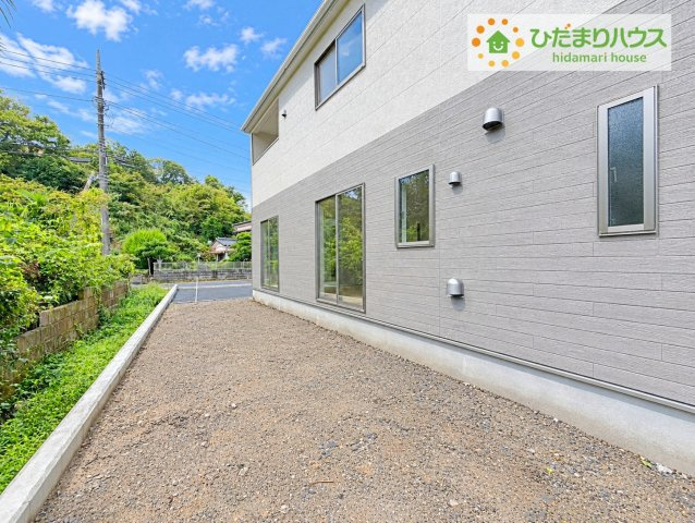 常陸太田市増井町第1　新築戸建　1号棟の庭|家族みんなで広～いお庭でバーベキューが楽しめます(^^♪