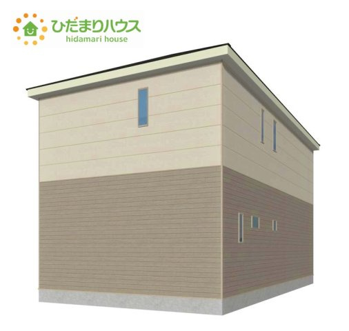 常陸太田市増井町第1　新築戸建　1号棟の外観パース|是非一度、ご家族そろってご内覧ください♪