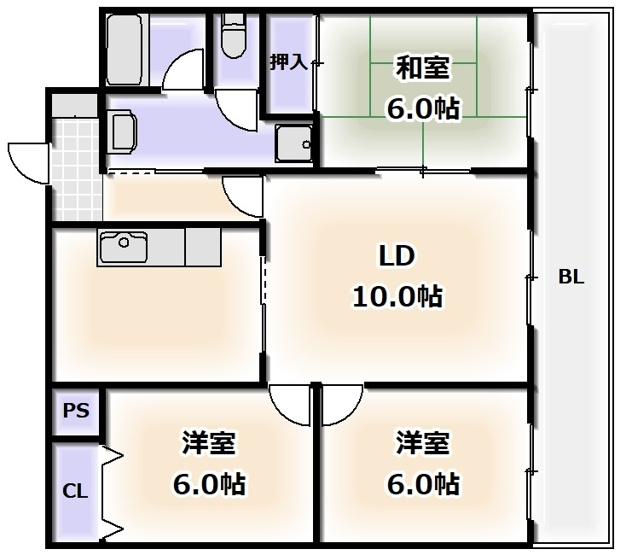 【間取り】 | エクセル難波