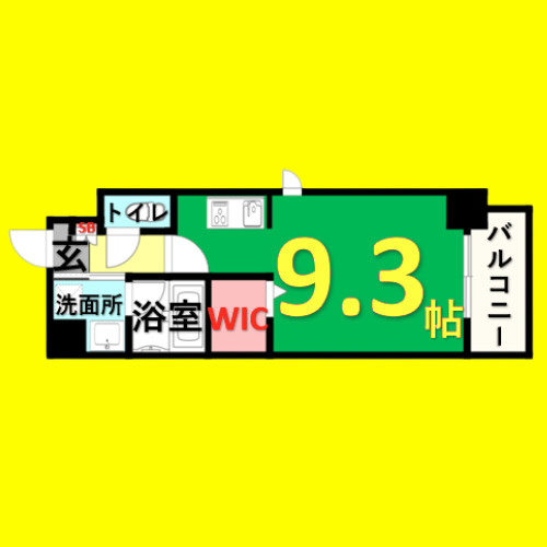 Z・R東別院　名古屋市賃貸　仲介手数料無料の間取り
