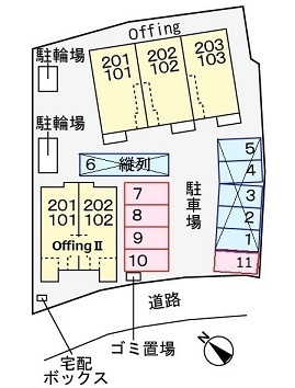Ｏｆｆｉｎｇ　Ⅱの駐車場