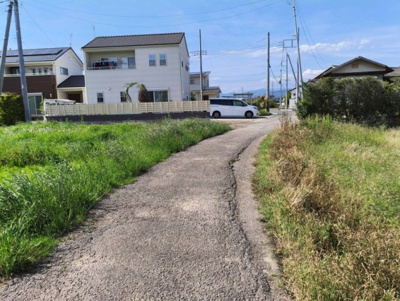 【前面道路含む現地写真】 | 太田市台之郷町631-2　売地 | 東前面道路