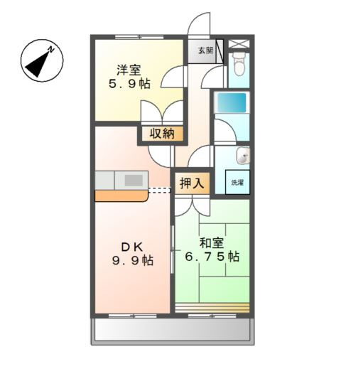 エトワール２０の間取り