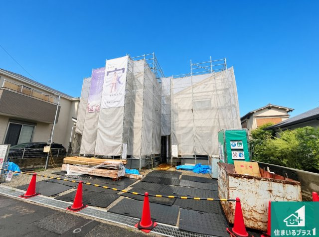神戸市垂水区上高丸　新築一戸建ての外観|現在の進捗状況です！順調に作業進行中、完成が待ち遠しいです！詳細の間取り等、お気軽にお問い合わせください！