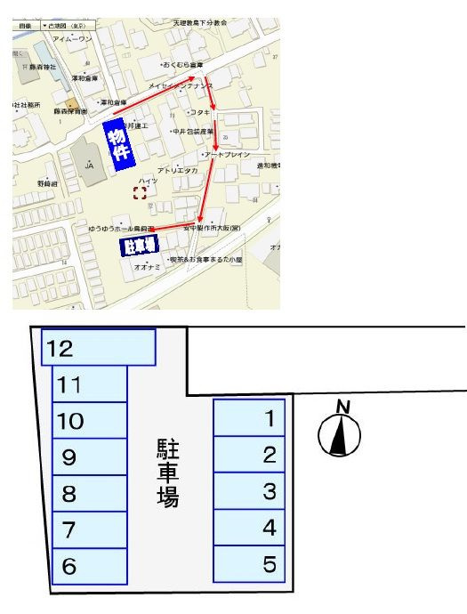 グランデージの区画図