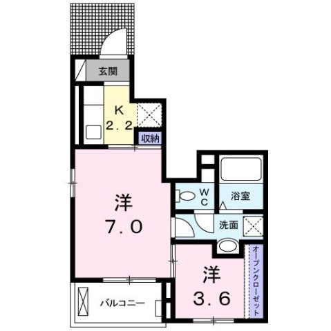 ルマン東雲の間取り